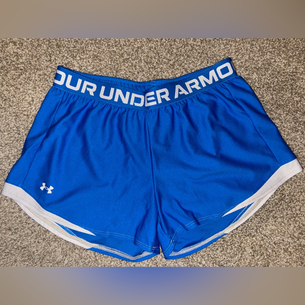 Under Armour Women's Vibrant Blue Athletic Shorts